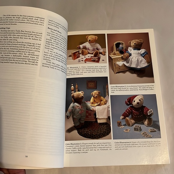 NWT Classic Teddy Bears Designs 24 Bears & Wardrobe BOOK Heirlooms 1996 Worrell - Picture 9 of 17